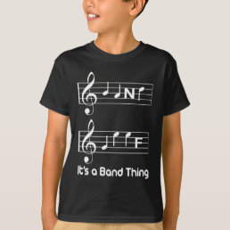 Musicians Band Geek Music Notes Spelling Funny T-Shirt