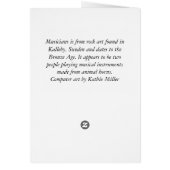Musicians-copper Cards (Back)