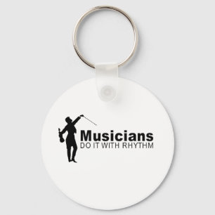 musicians do it with rhythm keychain