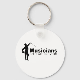 musicians do it with rhythm keychain