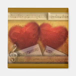 Musicians in love magnet