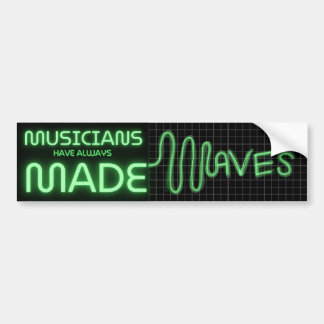 Musicians Made Waves Bumper Sticker