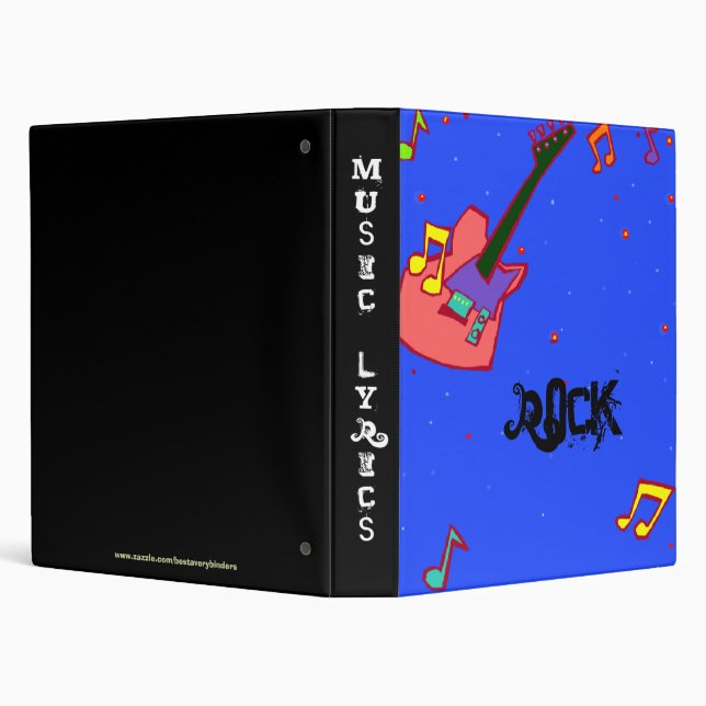 Musicians' Notebook Avery Binder 1 Touch EZD Ring (Background)