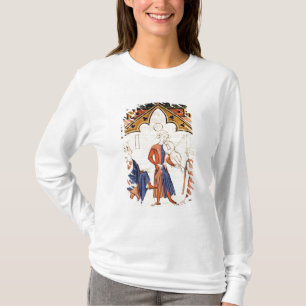 Musicians Playing a Viola and a Tambourine T-Shirt