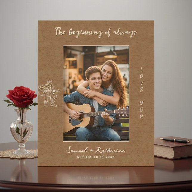 Musician's Sweet Memory Valentine Engraved Frames (Creator Uploaded)