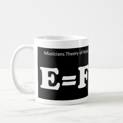 Musicians Theory Of Relativity Novelty Coffee Mug