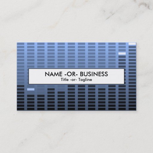 Customizable musicmeterz. v2. business card