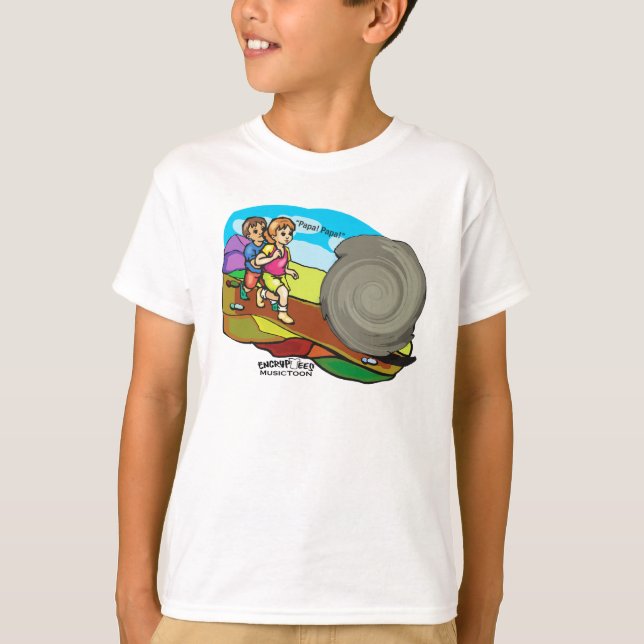 MusicToon : Papa Was a Rollin' Stone  : T-shirt (Front)