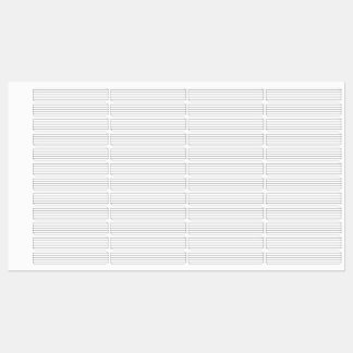 Musik Notenlinien, minimalistische Labels