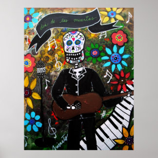 MUSIKERO DAY OF THE DEAD POSTER