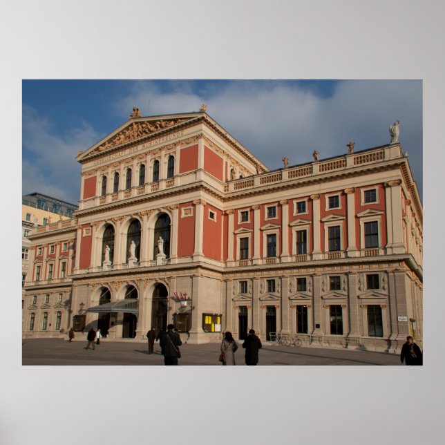 Musikverein In Wien Österreich Poster (Front)