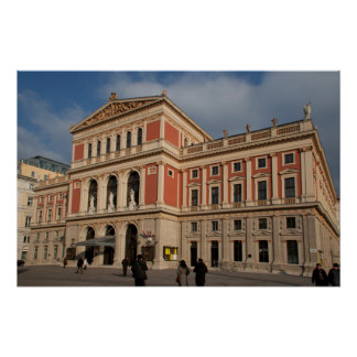 Musikverein, Wien Österreich Poster