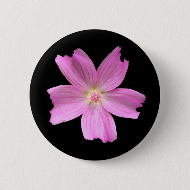 Musk-mallow Badge Button (Front)