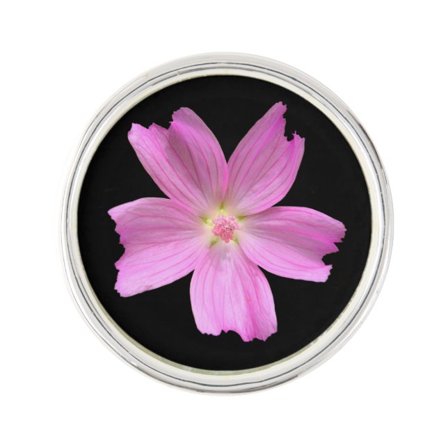 Musk-mallow Lapel Pin (Front)