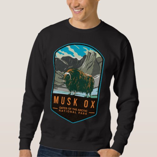 Musk Ox Gates Of The Arctic National Park Sweatshirt