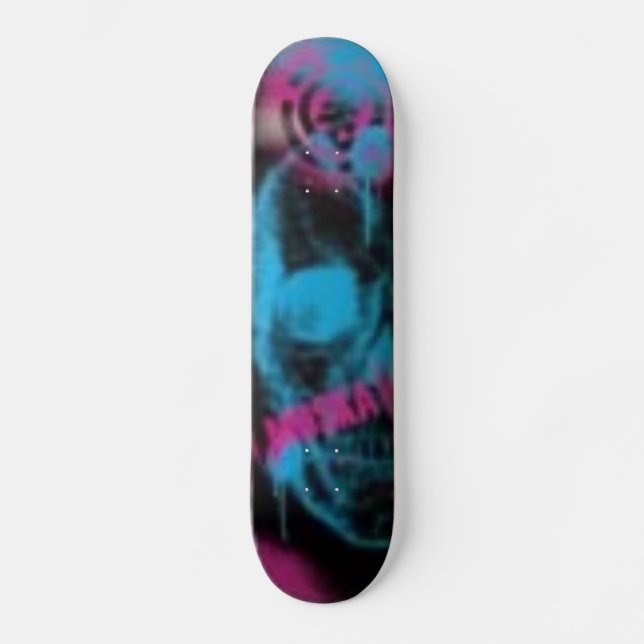 Muska-Skull Skateboard Deck (Front)