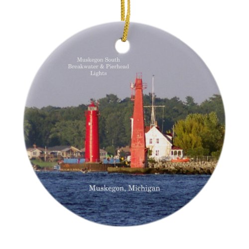 Muskegon Entrance Lights ornaments