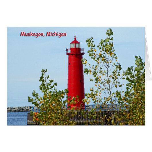 Muskegon Lighthouse Cards (Front Horizontal)