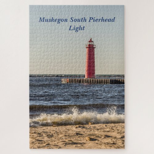Muskegon South Pierhead Light Jigsaw Puzzle