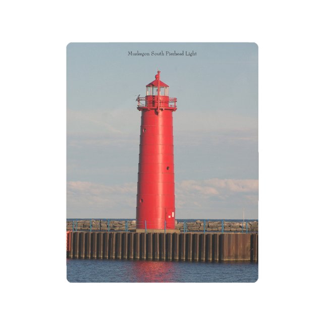 Muskegon South Pierhead Light metal wall art (Front)