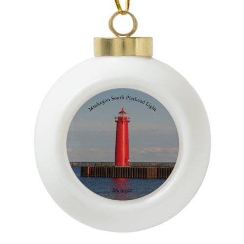 Muskegon South Pierhead Light ornament