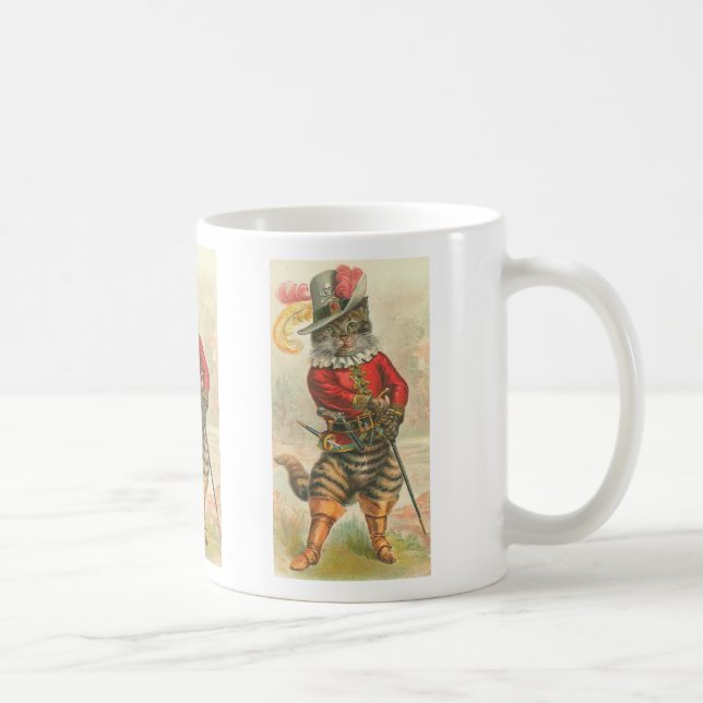 Musketeer Cat Mug (Right)
