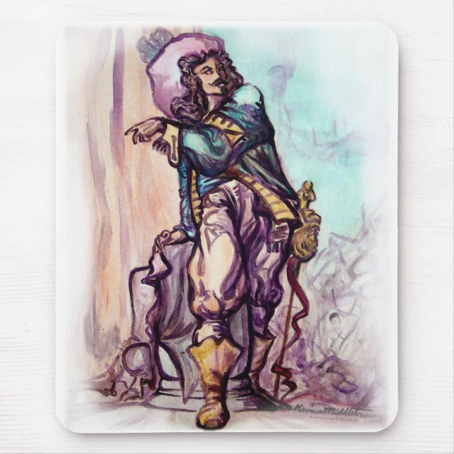 musketeer mouse pad (Front)