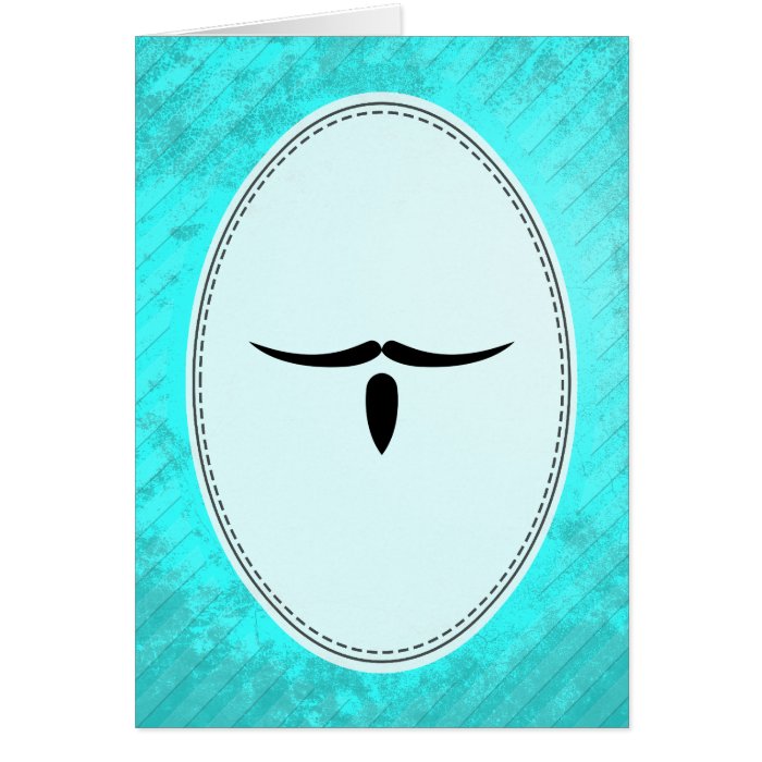 Musketeer Mustache Greeting Cards