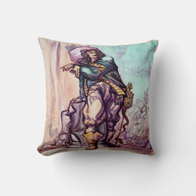 Musketeer Throw Pillow (Front)