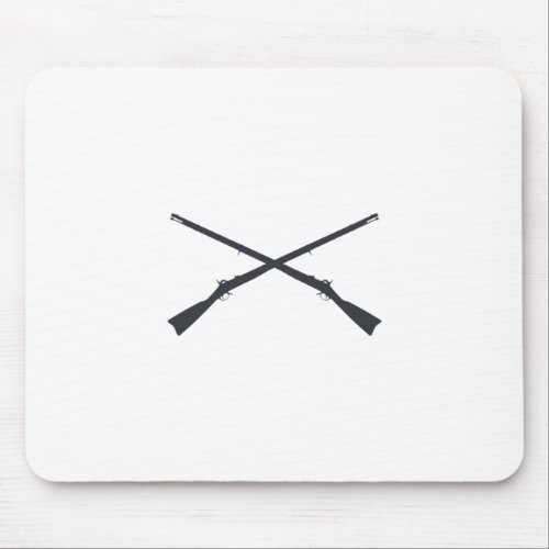 Muskets Crossed Mouse Pad