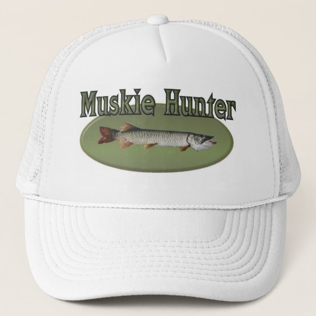 Muskie Hunter Trucker Hat (Front)