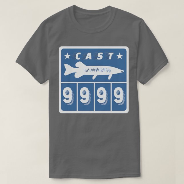 Muskie Muskellunge Musky Fishing Funny Fisherman T-Shirt (Design Front)