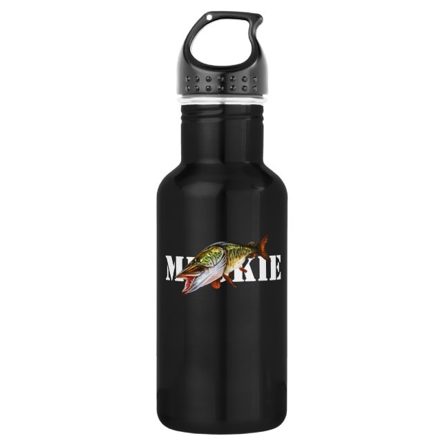 Muskie Stainless Steel Water Bottle (Front)