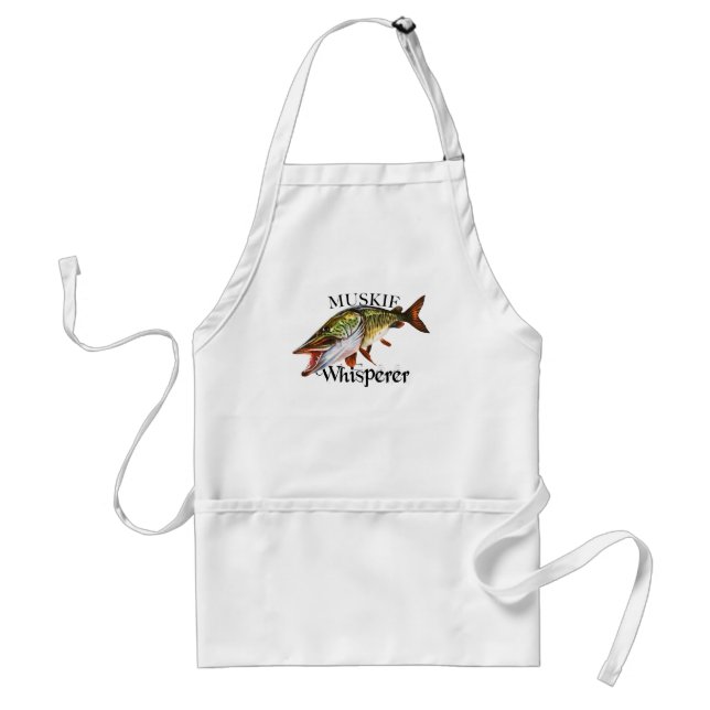 Muskie Whisperer Adult Apron (Front)