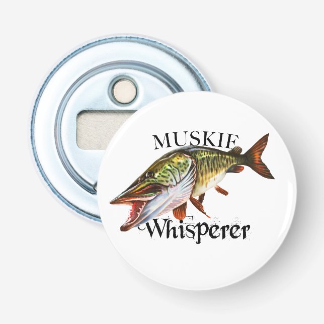 Muskie Whisperer Bottle Opener (Front)