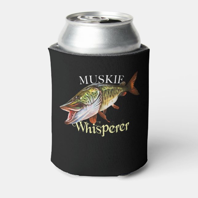 Muskie Whisperer Can Cooler (Can Back)