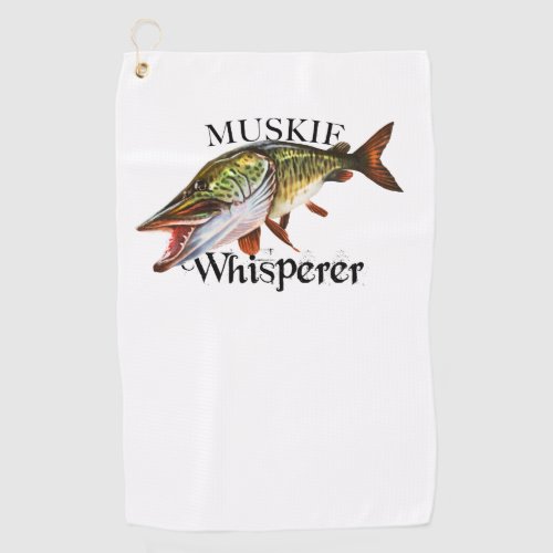 Muskie Whisperer Fishing Towel