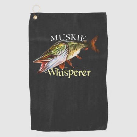 Muskie Whisperer Fishing Towel