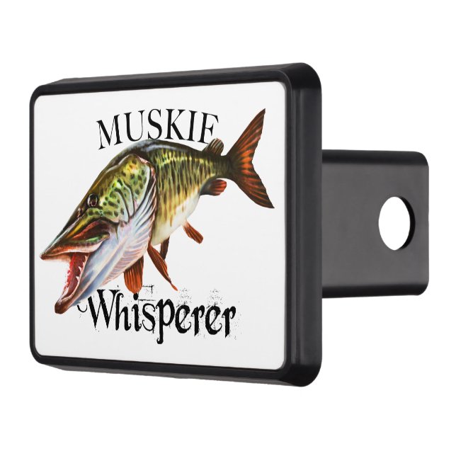 Muskie Whisperer Hitch Cover (Left)