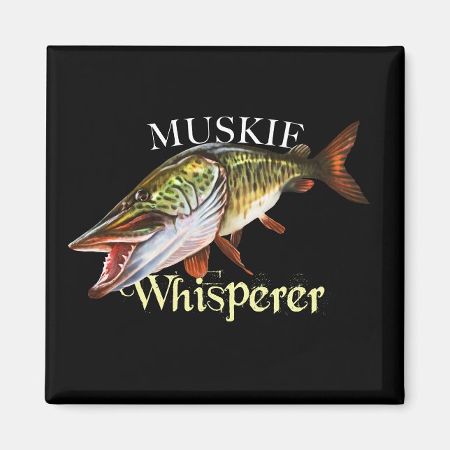 Muskie Whisperer Magnet (Front)