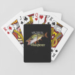 Muskie Whisperer Playing Cards at Zazzle