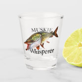 Funny Peacock Bass Fishing Quote Name Legend Shot Glass