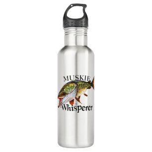 Muskie Whisperer Stainless Steel Water Bottle