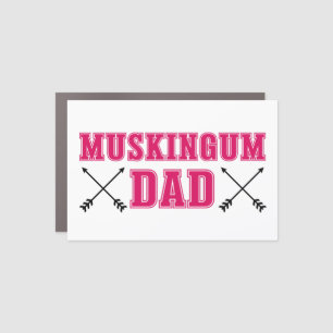 Muskingum Dad Car Magnet