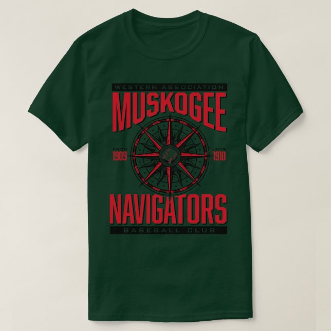 Muskogee Navigators T-Shirt (Design Front)