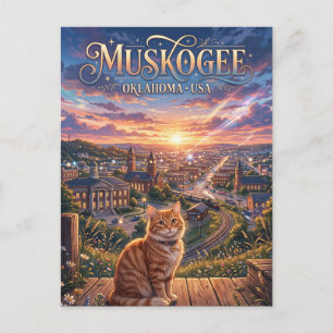Muskogee, Oklahoma, USA USA Postcard
