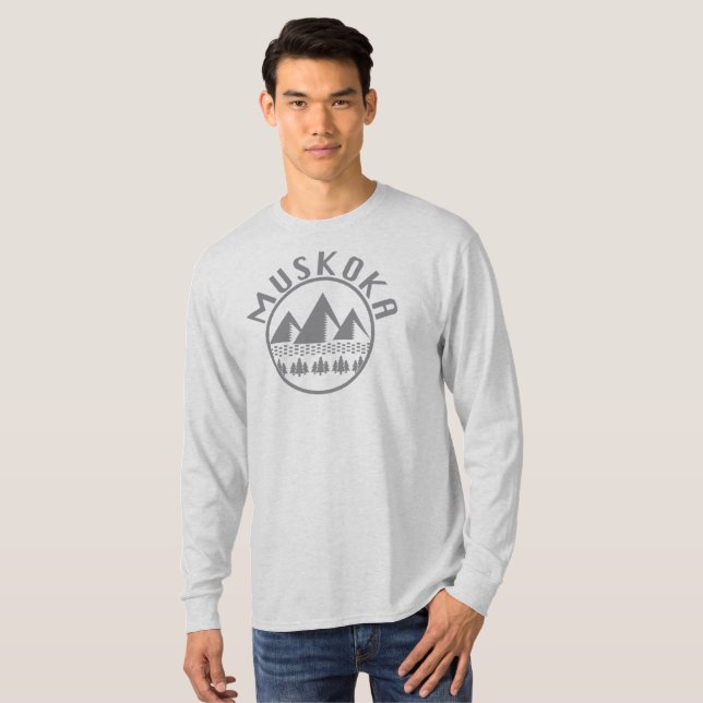 Muskoka Design - Basic Long Sleeve T-Shirt (Front Full)