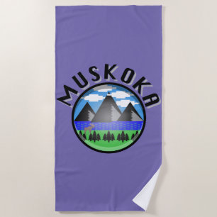 Muskoka Design (Version 2) - Beach Towel