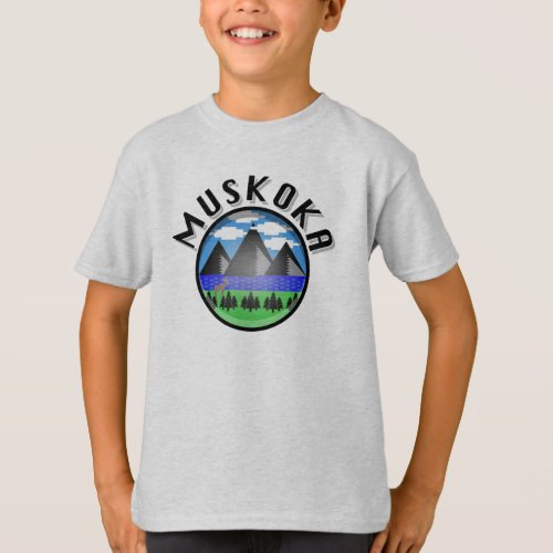 Muskoka Design Version 2 _ Kids Basic T_Shirt