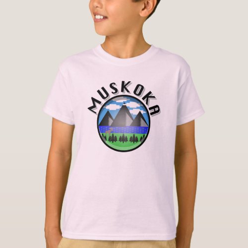 Muskoka Design Version 2 _ Kids Basic T_Shirt